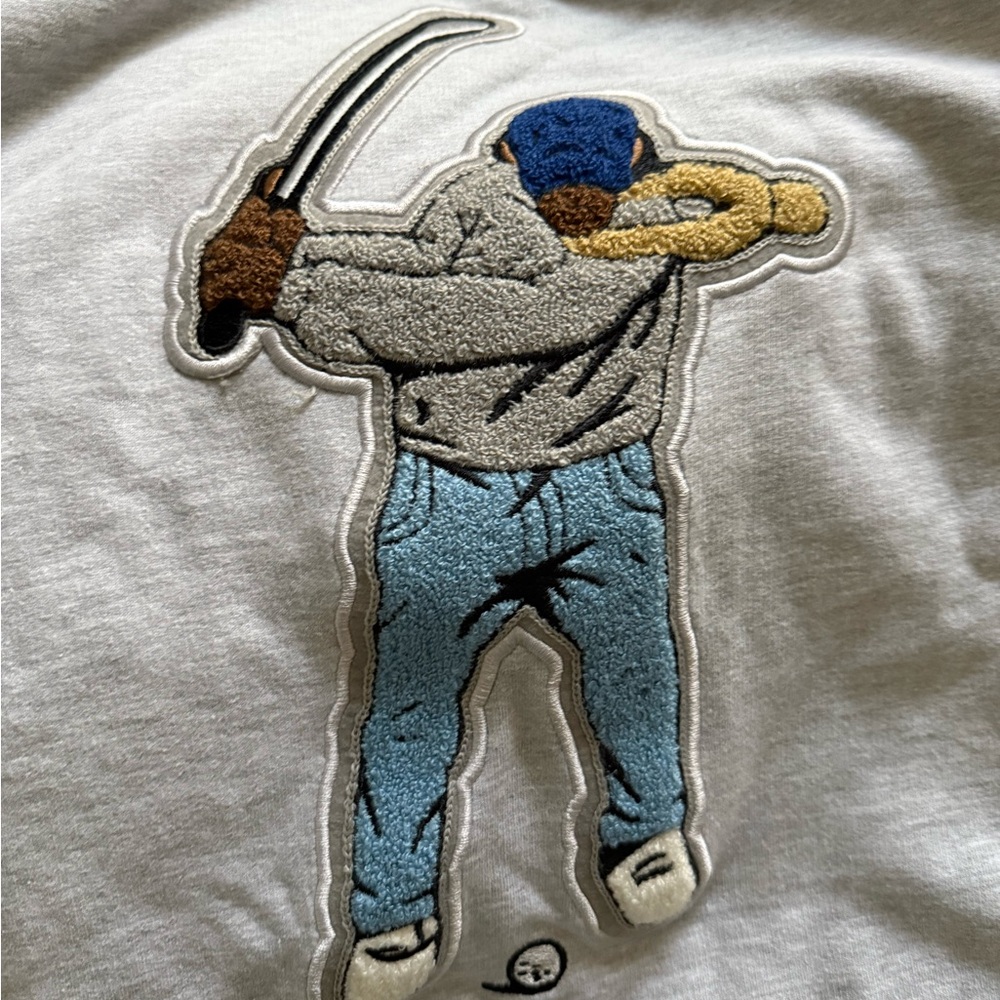 Eastside Golf Sweatshirt with Embroidered Tufted Logo - Picture 2 of 4